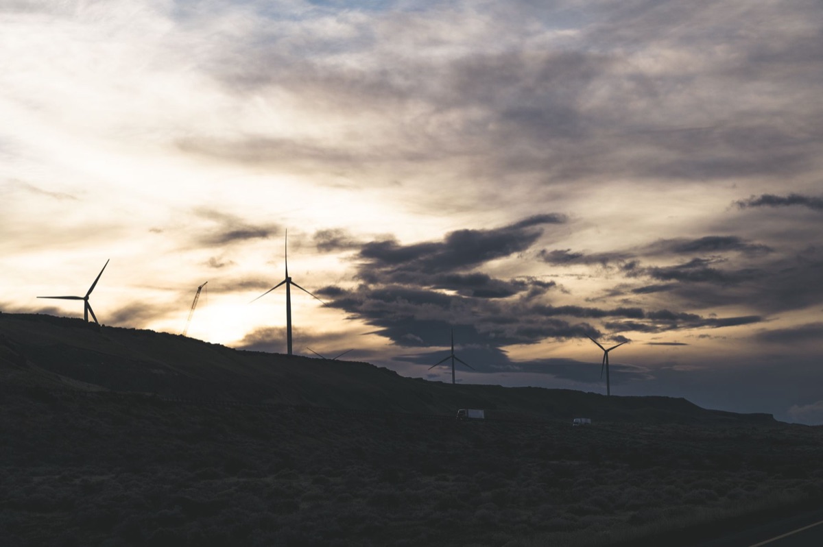 Windturbinen-Anlage