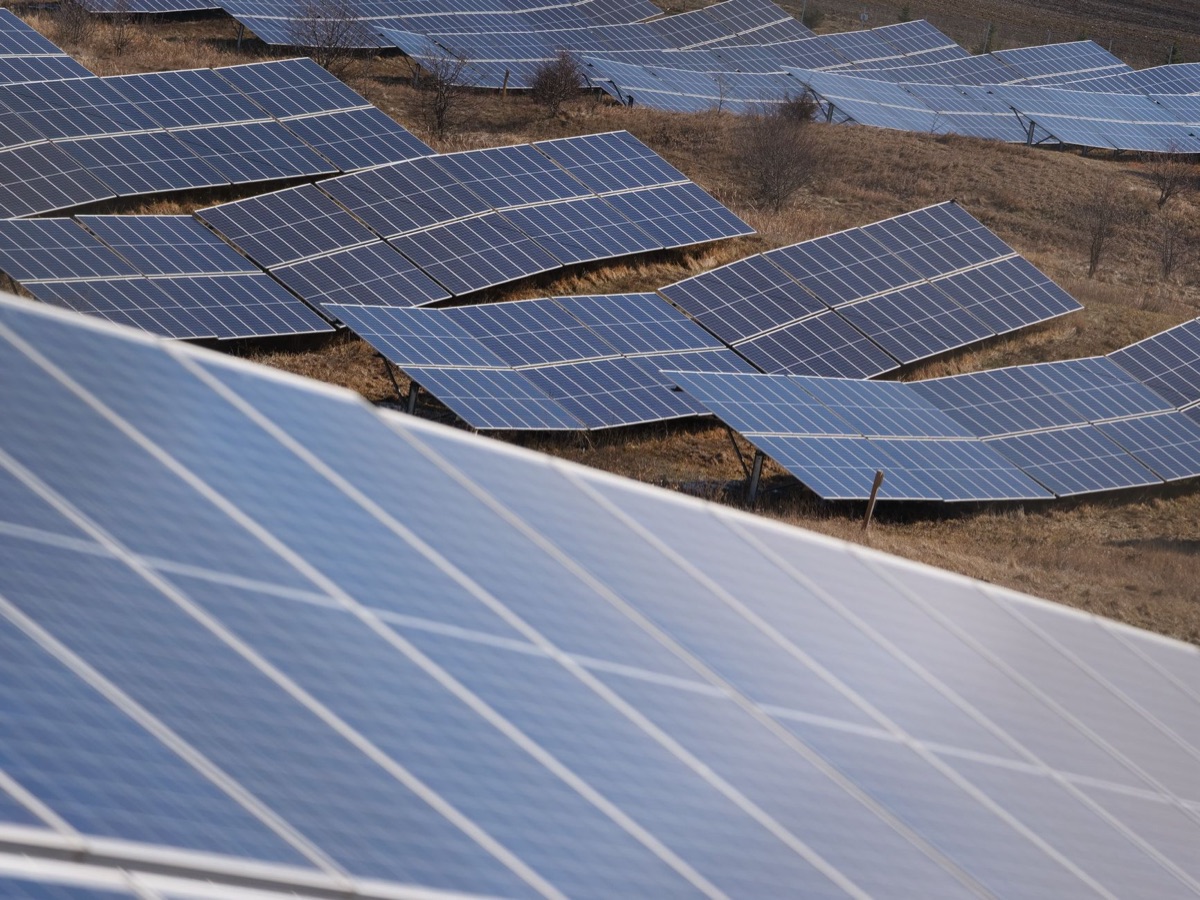 Zonnepanelen array